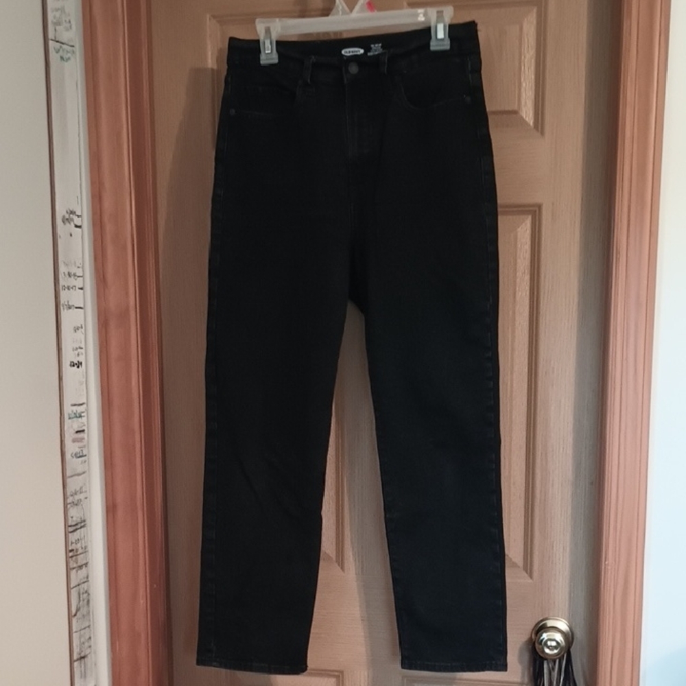 Old Navy Straight Black Jeans
